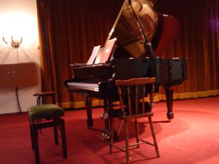 Stage with piano in La Coruna Spain