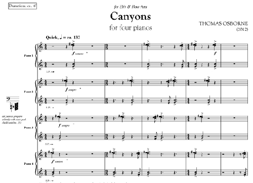 Canyons by Thomas Osborne, page 1 Canyons by Thomas Osborne, page 1