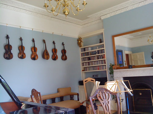 Music room in Georgian house in Bristol Music room in Georgian house in Bristol