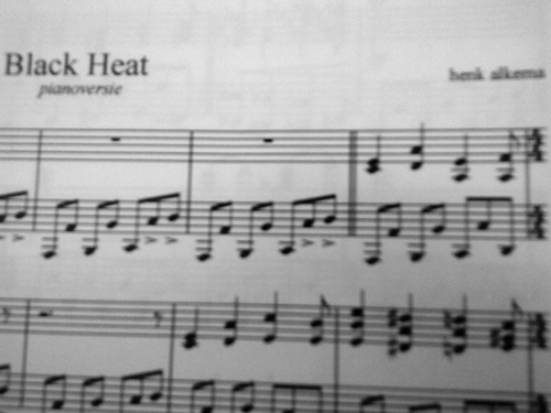 Black Heat for solo piano by Henk Alkema Black Heat for solo piano by Henk Alkema