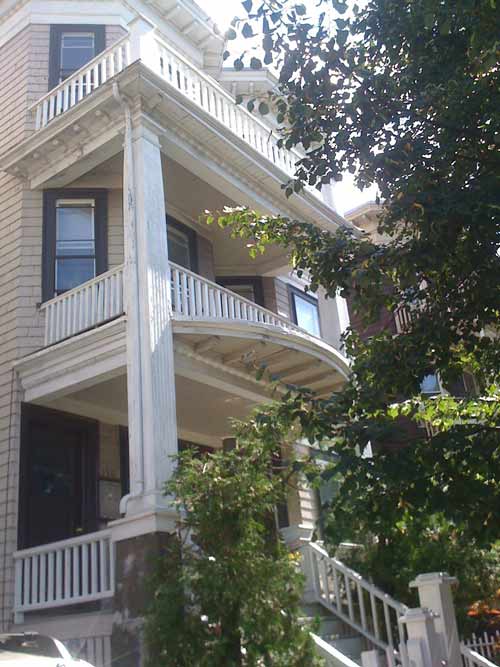 The house in Boston where RB lives