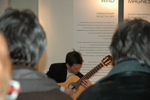 Robert Bekkers on guitar at Artonivo in Bruges Belgium
