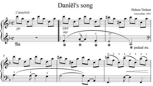 Daniel's Song by Heleen Verleur