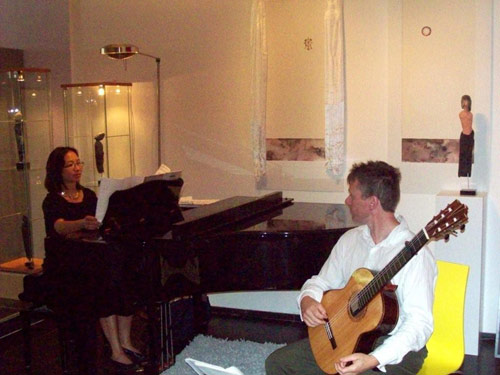 Bekkers Piano Guitar Duo at Funen Concerts Art Productions, Amsterdam, 25 July 2010