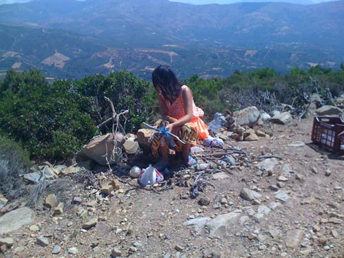 Making a musical instrument in Paleochora, Crete
