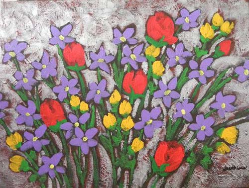 "Spring Collection" 12x16 acrylic on canvas by Rob Judkins "Spring Collection" 12x16 acrylic on canvas by Rob Judkins