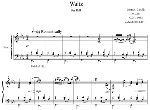 Waltz by John Carollo