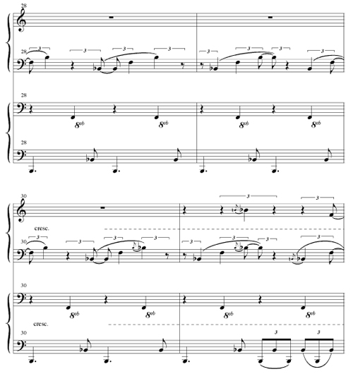 A Winter Rhapsody - piano due by Mark Francis