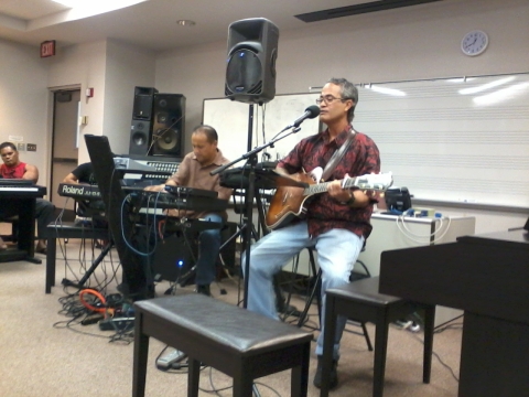 Gilbert Emata and jimi Canha at UHMC, Maui, 9 November 2011 Gilbert Emata and jimi Canha at UHMC, Maui, 9 November 2011