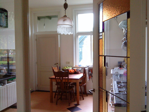 Kitchen in the Monument House Utrecht