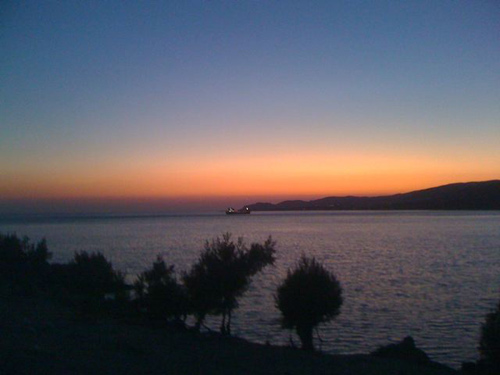 The last sunset in Paleochora, Crete, August 2009 The last sunset in Paleochora, Crete, August 2009