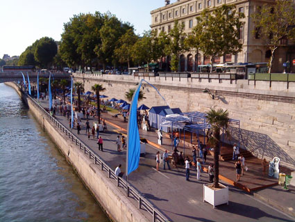 The beach in Paris