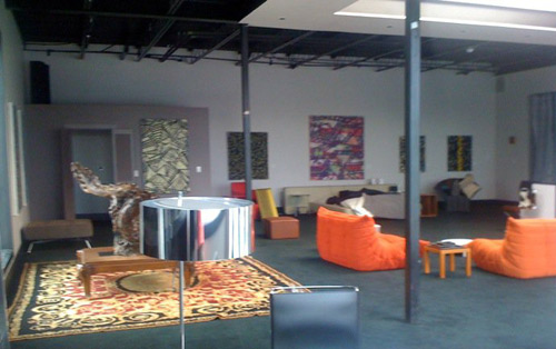 Upstairs in the venue of Audley Society, Houston, Texas