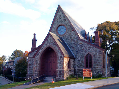 Small church in Jamaica Plain, Boston