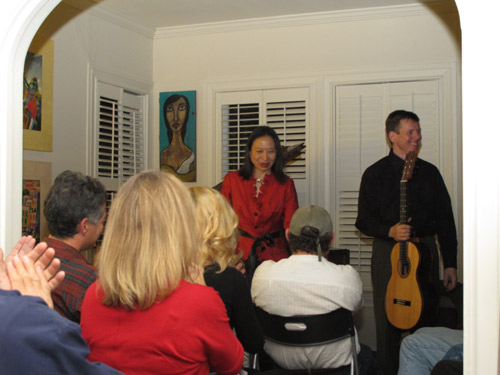 House concert in Montrose area, Houston, Texas Photo: Melissa Noble House concert in Montrose area, Houston, Texas Photo: Melissa Noble