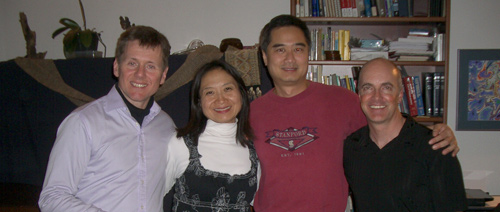 From left: Bekkers Piano Guitar Duo with concert hosts Chong Kee Tan & Doug From left: Bekkers Piano Guitar Duo with concert hosts Chong Kee Tan & Doug