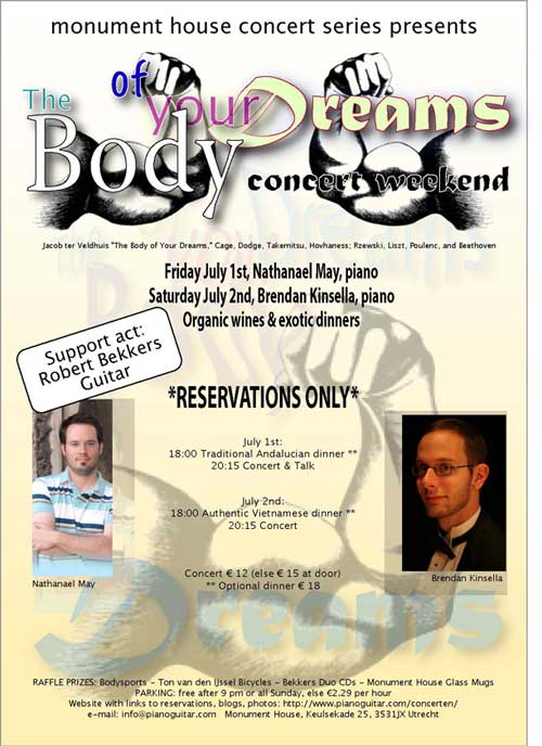 Body of Your Dreams concert poster