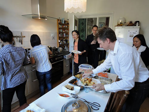 Vietnamese dinner by Chef Hong at the Monument House. Photo: Willem de Vriend