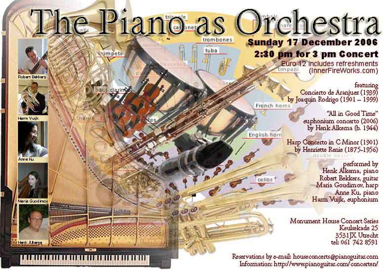 Piano as Orchestra House Concert