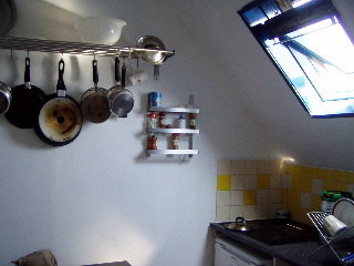 Upstairs kitchen in monument house