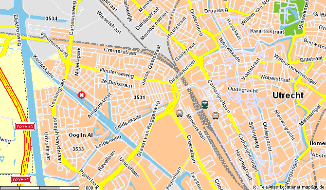 Map of Utrecht