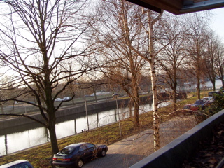 View of canal from double room in the front