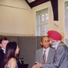 Mayor greets Anne Ku and Robert Bekkers