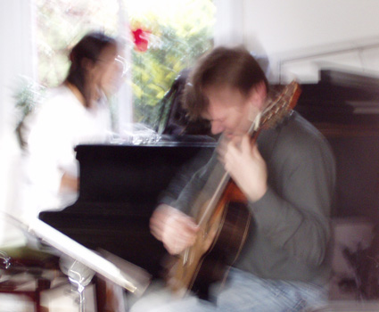 Guitar piano duo of Robert Bekkers and Anne Ku in London