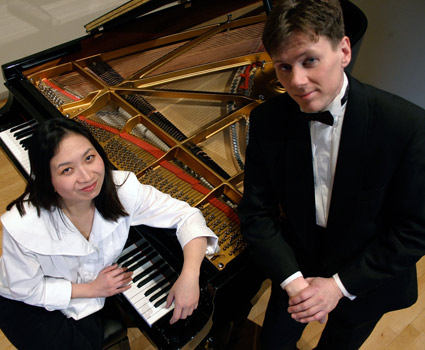 Anne Ku and Robert Bekkers in Amsterdam, 2004