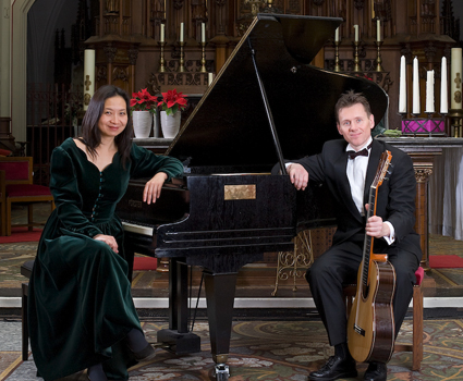 Anne Ku and Robert Bekkers at the Cortona Contemporary Music Festival, July 2007