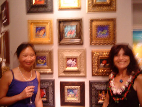 Original acryllic miniatures, same size, different frames by Roxana Broadbent Original acryllic miniatures, same size, different frames by Roxana Broadbent
