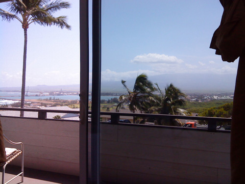 View of the balcony and ocean View of the balcony and ocean